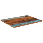 vidaXL Dessus de table rectangulaire 70x90 cm 25-27 mm Bois récupéré