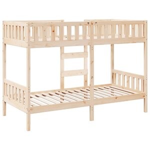 vidaXL Lit superposé 90x190 cm Bois de pin massif