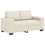 vidaXL Canapé avec coussin avec oreiller Beige 160 x 77 x 82 cm Lin