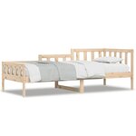 vidaXL Lit de jour sans matelas 90x190 cm bois de pin massif