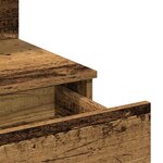 vidaXL Table de Toilette avec tiroir Bois ancien 100 x 40 x 130 cm