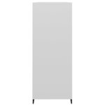 vidaXL Buffet Blanc brillant 69 5x32 5x90 cm Bois d'ingénierie