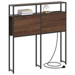 vidaXL Tête de lit de rangement Chêne marron 90 cm Bois d'ingénierie