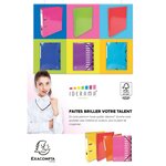 Chemise 3 rabats élastiques Max Capacité IDERAMA Carte pelliculée 425g Anis EXACOMPTA