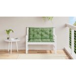 vidaXL Coussins de banc de jardin lot de 2 motif de feuilles