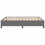 vidaXL Cadre de lit Gris clair 180 x 200 cm Tissu en velours côtelé