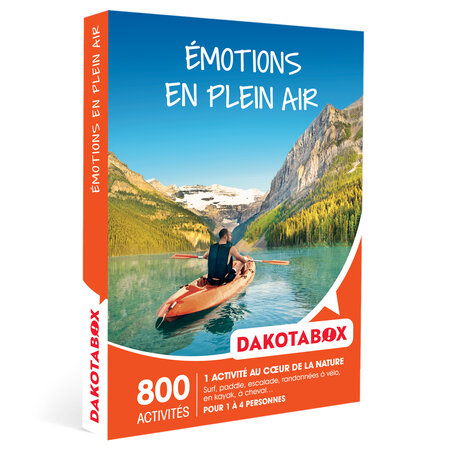 Dakotabox - coffret cadeau - émotions
en plein air