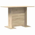 vidaXL Table de salle à manger Chêne sonoma 110 x 60 x 75 cm
