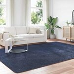 vidaXL Tapis shaggy à poils longs NAVARRA bleu marine 240x340 cm