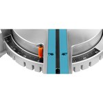 Makita scie à onglet coulissante 216 mm bleu et gris