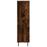 vidaXL Buffet haut chêne fumé 69 5x31x115 cm bois d'ingénierie