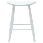 vidaXL Chaises de salle à manger 2 Pièces Blanc 46 x 37 x 63 cm