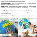 Globe interactif - jeux educatif orboot en réalité augmentée : multi jeux - quizz  défis  aventures