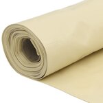 vidaXL Écran d'intimité de balcon crème 500x120 cm PVC