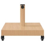 vidaXL Socles de parasol d'extérieur Bois clair 45 x 45 x 32 cm