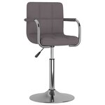 vidaXL Chaise de salle à manger Taupe Tissu