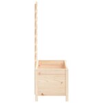 vidaXL Jardinière avec support 79x39 5x114 cm bois de pin massif