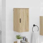 vidaXL Cabinet de salle de bain Chêne sonoma 30 x 31 5 x 61 cm