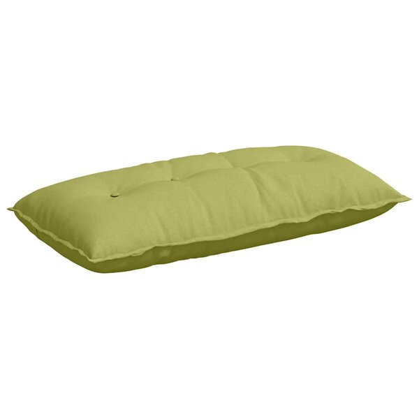 vidaXL Coussin de Dos Vert clair 100 x 19 x 50 cm tissu