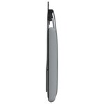 vidaXL Tête de lit suspendue Gris clair Tissu