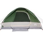 vidaXL Tente familiale à dôme 6 personnes vert imperméable