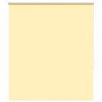 vidaXL Store enrouleur occultant jaune largeur du tissu 131 6 cm