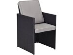 Lot de 2 fauteuils Chicago - "Atlanta" - Noir