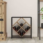 vidaXL Étagère à vin chêne artisanal 51 x 18 x 52 5 cm