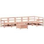 vidaXL Salon de jardin 7 Pièces bois massif sapin de douglas