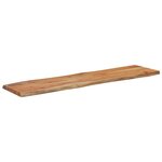 vidaXL Dessus de table 140x40x2 5 cm rectangulaire bois massif acacia