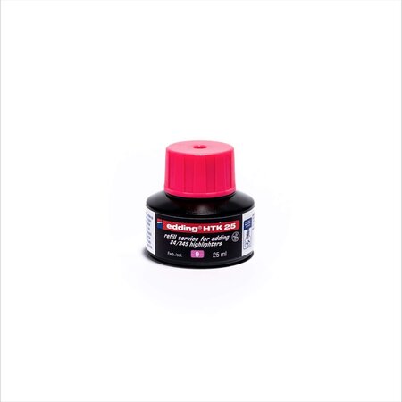 Recharge surligneur rose -  Edding EcoLine - 25 ml