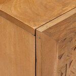 vidaXL Ensemble de mobilier de salle de bain avec tiroir 4 Pièces Marron