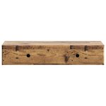 vidaXL Table d'appoint murale Bois ancien 87 5 x 34 5 x 17 cm