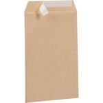 Paquet de 50 pochettes kraft armé 260 x 330 mm 130 g avec bande adhésive