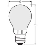 Osram ampoule led standard verre dépoli 10w=100 e27 froid