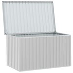 vidaXL Boîte de rangement de jardin Gris 171x99x93 cm