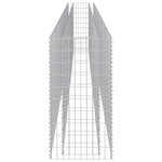 vidaXL Lit surélevé à gabion Acier galvanisé 540x50x100 cm