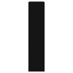 vidaXL Armoire à chaussures Noir 63x24x103 cm Bois d'ingénierie