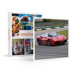 Pilotage 2 tours du circuit geoparc au volant de la célèbre ferrari f488 - smartbox - coffret cadeau sport & aventure