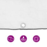 vidaXL Housse de protection plantes avec œillets 1x3 m polyéthylène