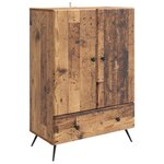 vidaXL Buffet Bois ancien 66 x 34 5 x 95 cm Bois d'ingénierie