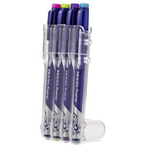 Stylo feutre fineliner frixion evolutive set  étui 4 pilot