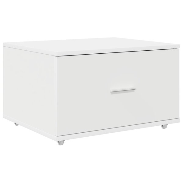 vidaXL Cabinet à tiroirs blanc 55x45x33.5 cm en bois d'ingénierie