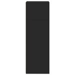 vidaXL Buffet noir 40x41x124 cm bois d'ingénierie