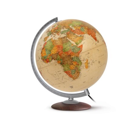 Globe terrestre lumineux 30 cm 'Médium' Antique WONDAY
