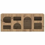 vidaXL Meuble TV Chêne artisanal 100 x 35 x 40 cm Bois d'ingénierie