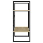 vidaXL Bibliothèque à 2 niveaux chêne sonoma bois d'ingénierie