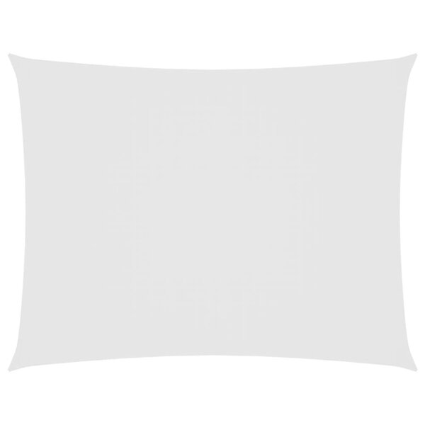 vidaXL Voile de parasol tissu oxford rectangulaire 5x6 m blanc