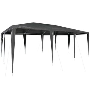 vidaXL Tente de fête Anthracite 600 x 400 x 266 cm