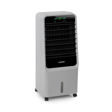 Klarstein Townhouse Ventilateur rafraîchisseur & humidificateur d'air - 2 packs réfrigérants - Gris